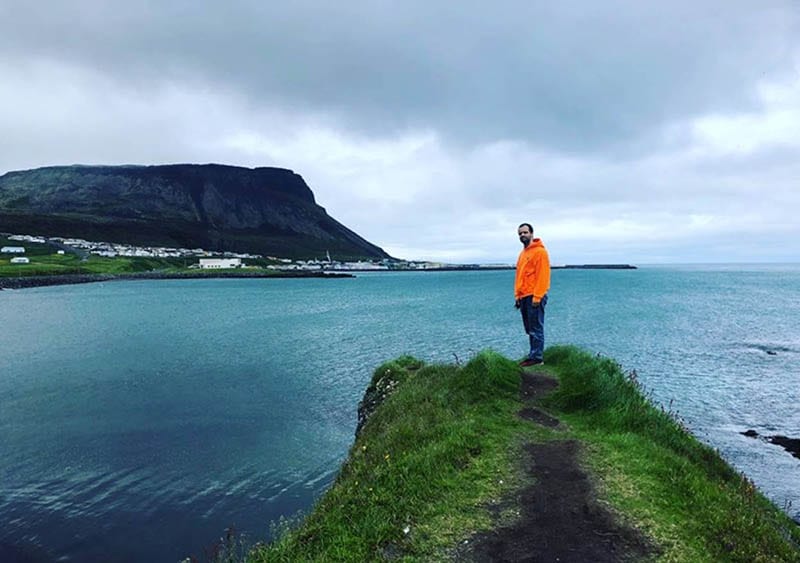 Looking over Snæfellsnes Peninsula