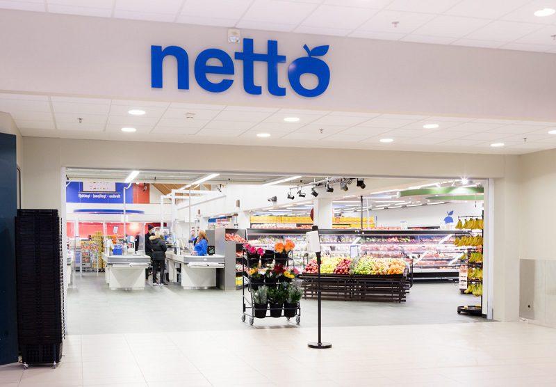 grocery store in Iceland named netto