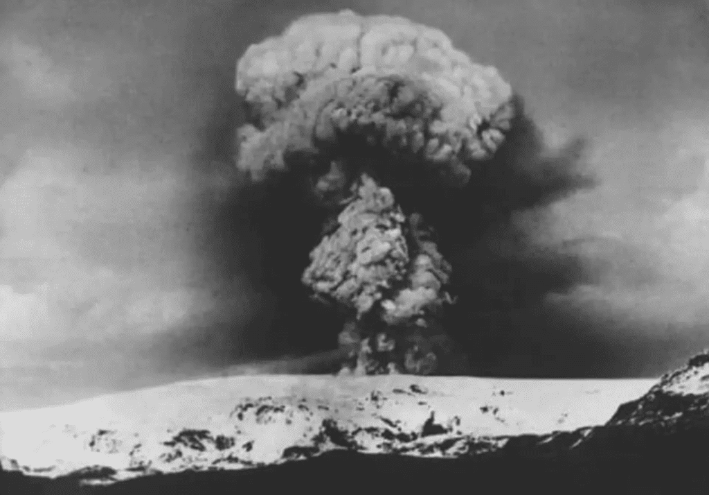 Katla 1918 eruption in Iceland