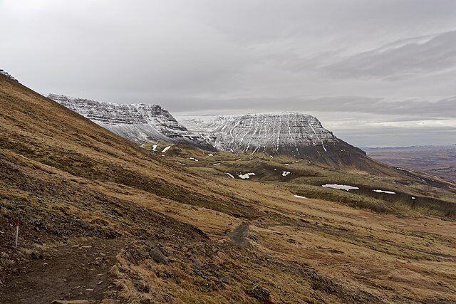 Esja mountain range in Iceland