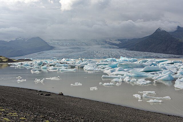Fjallsárlón Glacier Lagoon in Iceland