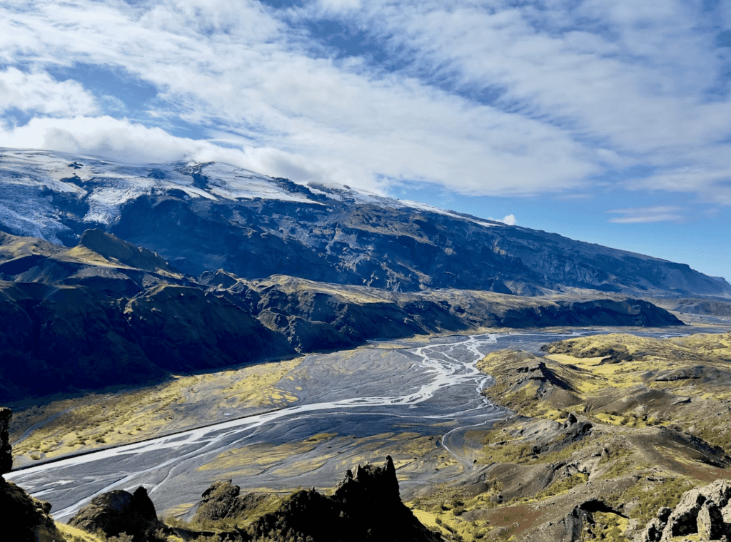 Þórsmörk Hiking trail in Iceland